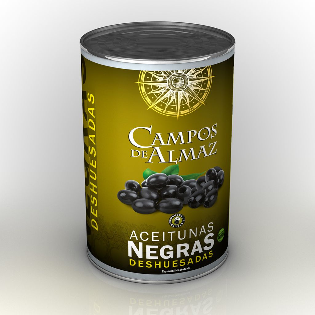 ACEITUNAS NEGRAS SIN HUESO 5KG (P.E. 2KG) CAMPOS