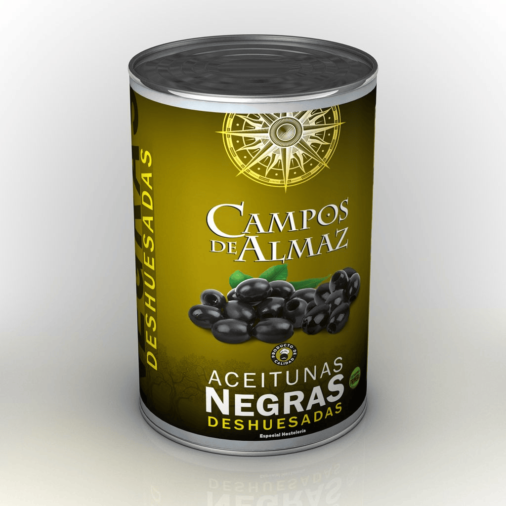 ACEITUNAS NEGRAS SIN HUESO 5KG (P.E. 2KG) CAMPOS