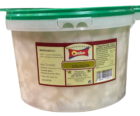 COLIFLOR EN VINAGRE 8 L (P.E. 4,5 KG)