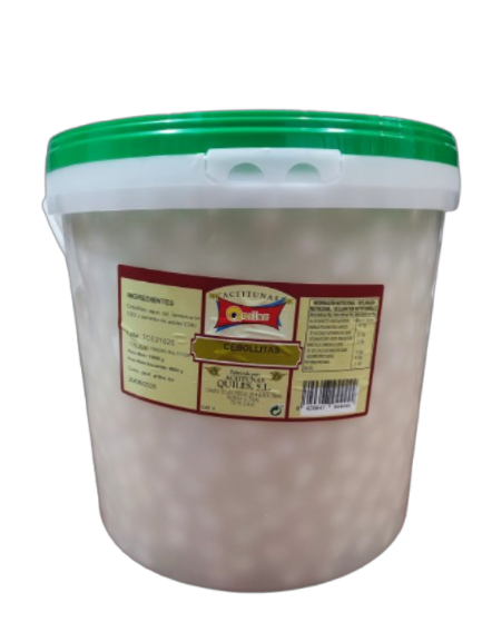 CEBOLLITAS EN VINAGRE 16KG (P.E. 9 KG)