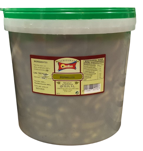 PEPINILLOS VINAGRE 16KG (P.E. 9 KG)