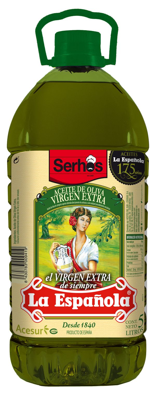 ACEITE OLIVA VIRGEN 5 L. SERHOS