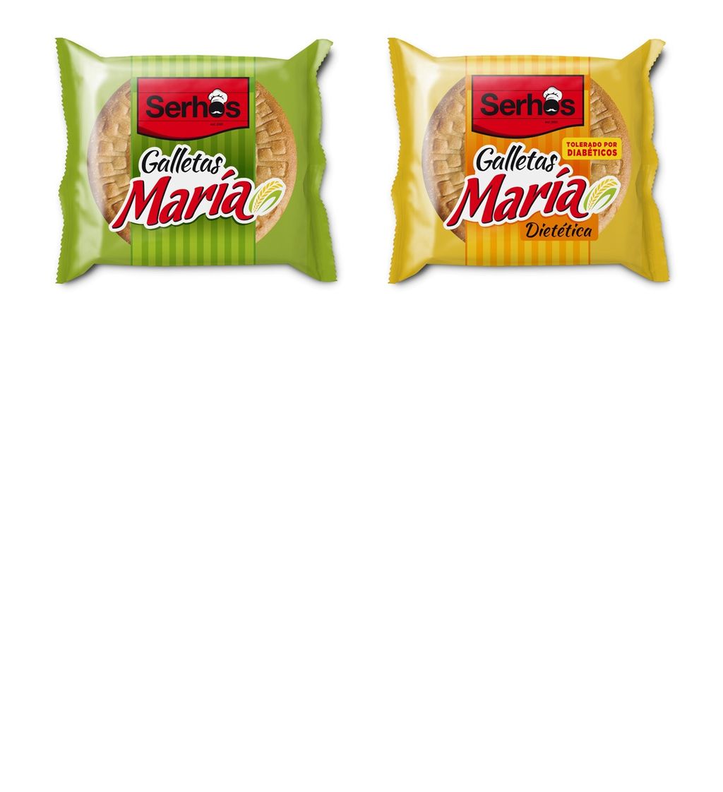 GALLETAS MARIA DIET. CAJA 225 PAQ X 4 UD SERHOS