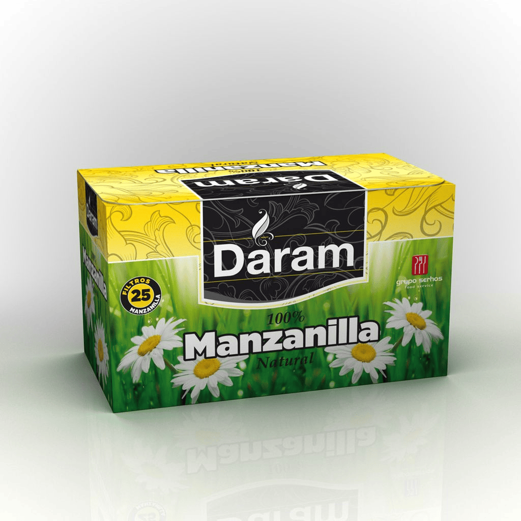 INFUSIONES MANZANILLA CON ESTUCHE (100U) DARAM