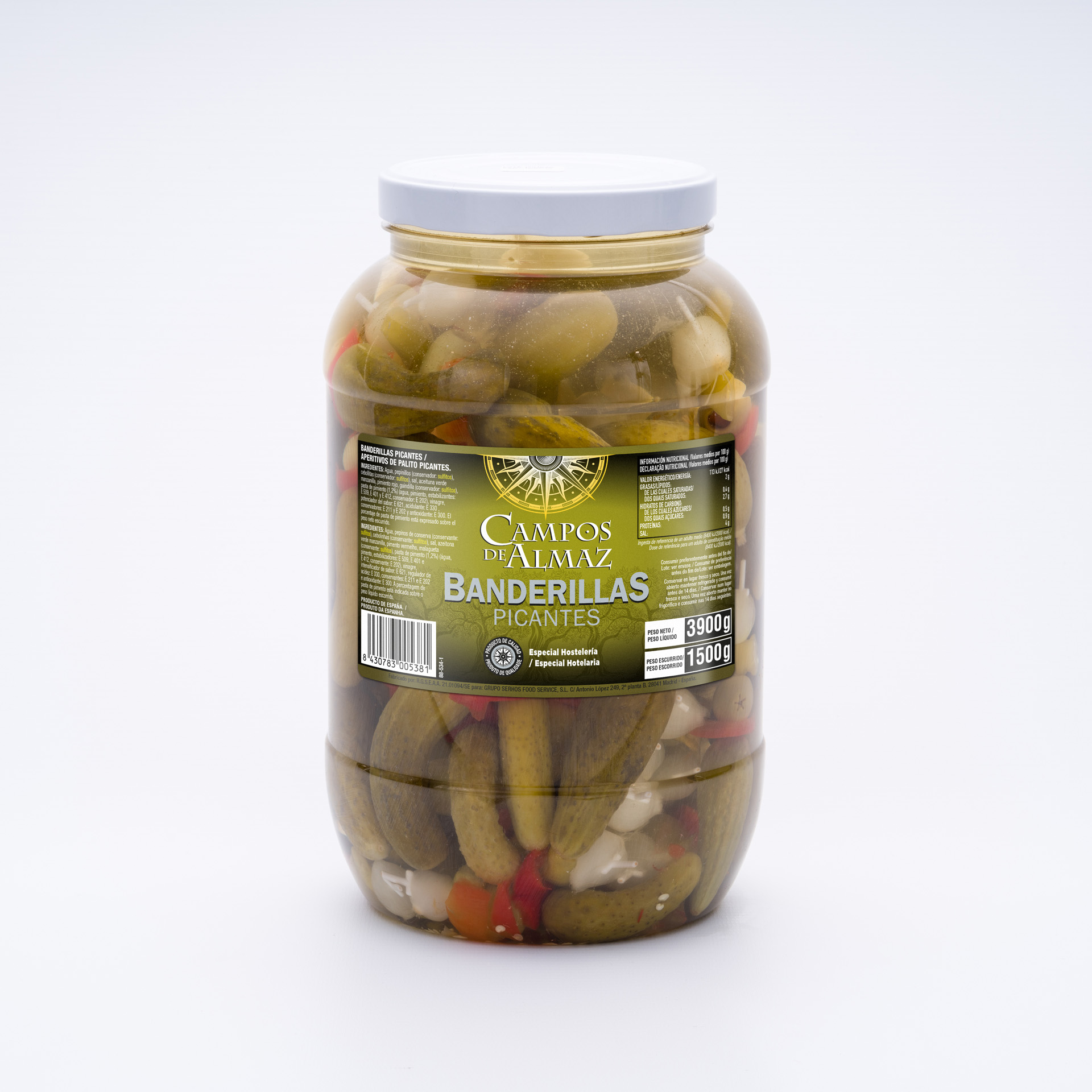 BANDERILLAS LATA 3 KG P.E. 1,5 KG CAMPOS