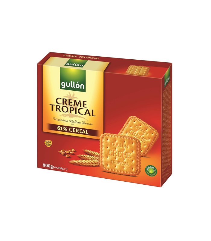 GALLETAS CREME TROPICAL CAJA 12 PAQ X 80