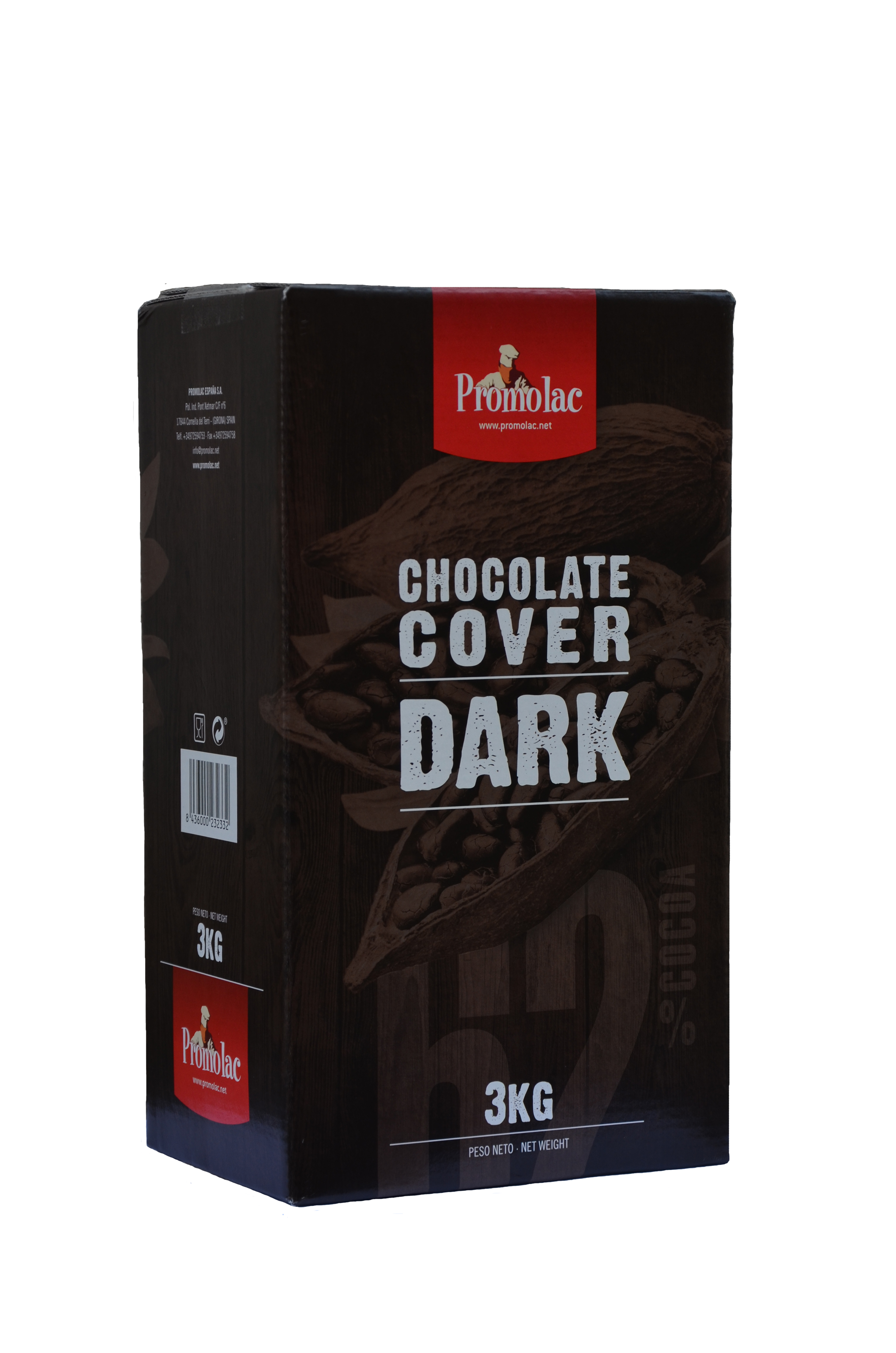 COBERTURA CHOCOLATE NEGRO (62%) 3 KG