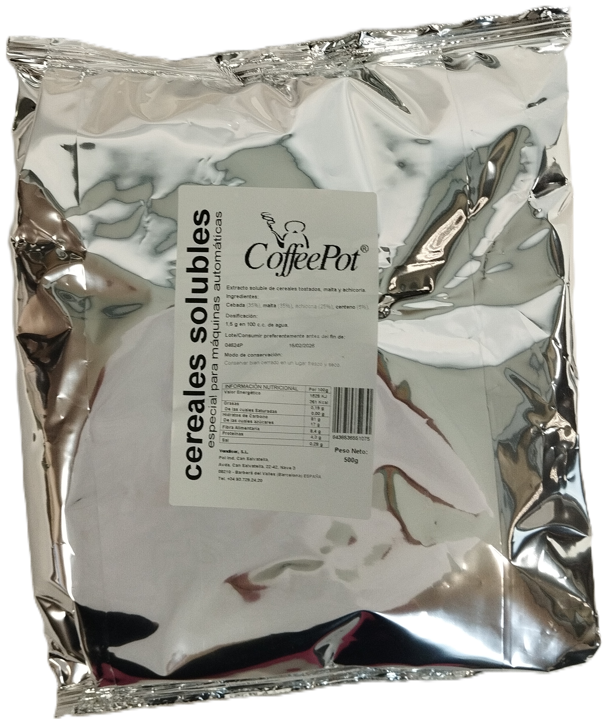 CEREALES TOSTADOS  500 GR. COFFEPOT