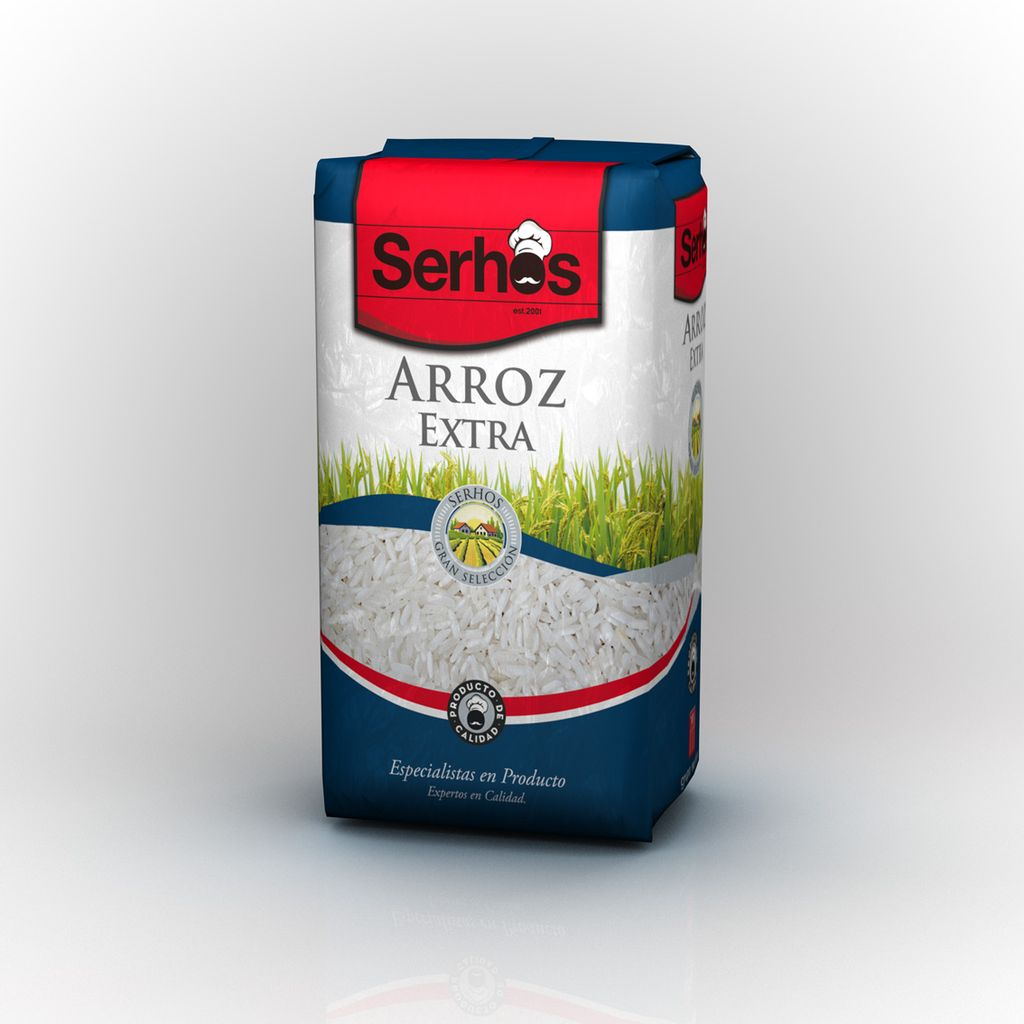 ARROZ EXTRA BOLSA 1 KG SERHOS
