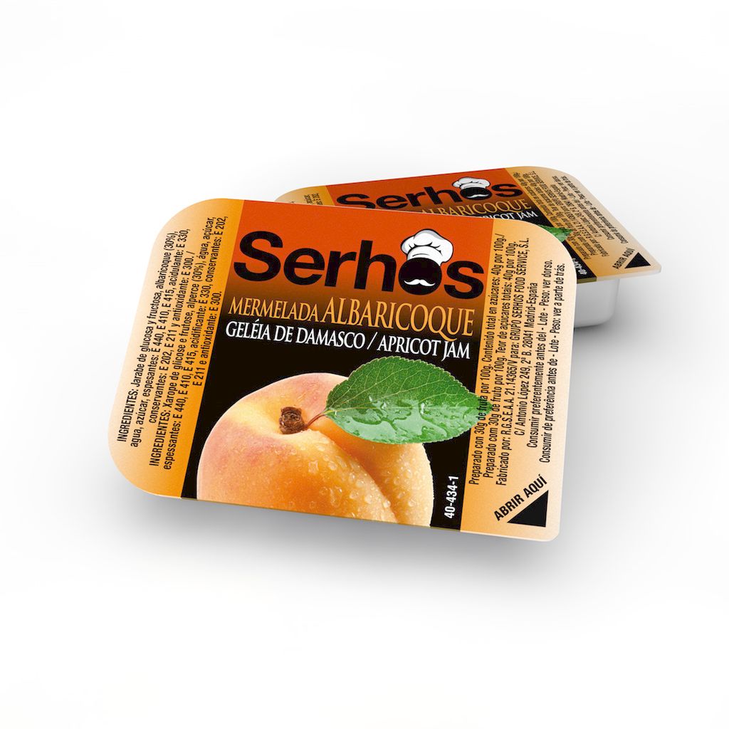 MERMELADA ALBARICOQUE (288U) 20 GR SERHO