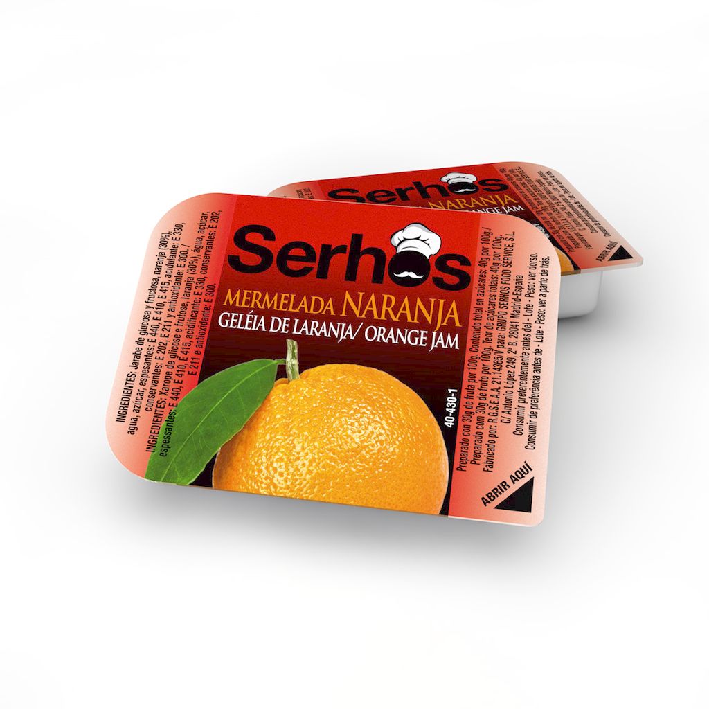 MERMELADA NARANJA (288U) 20 GR SERHOS