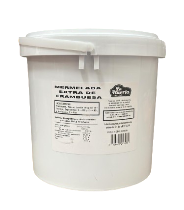 MERMELADA FRAMBUESA CUBO 4,20 KG SERHOS