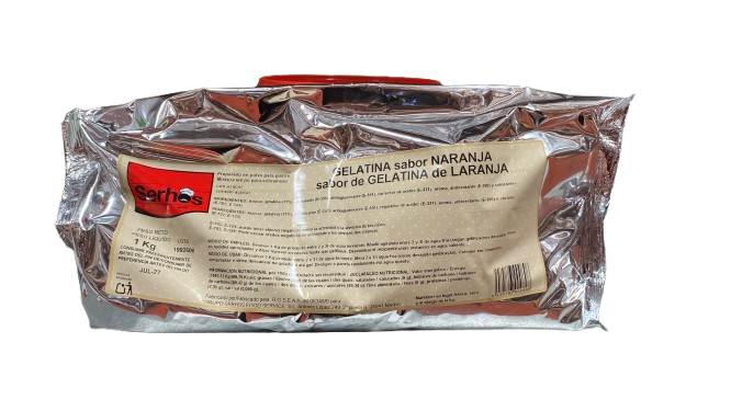 GELATINA NARANJA 1 KG SERHOS