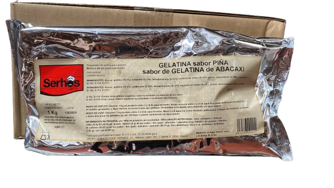 GELATINA PIÑA 1 KG SERHOS