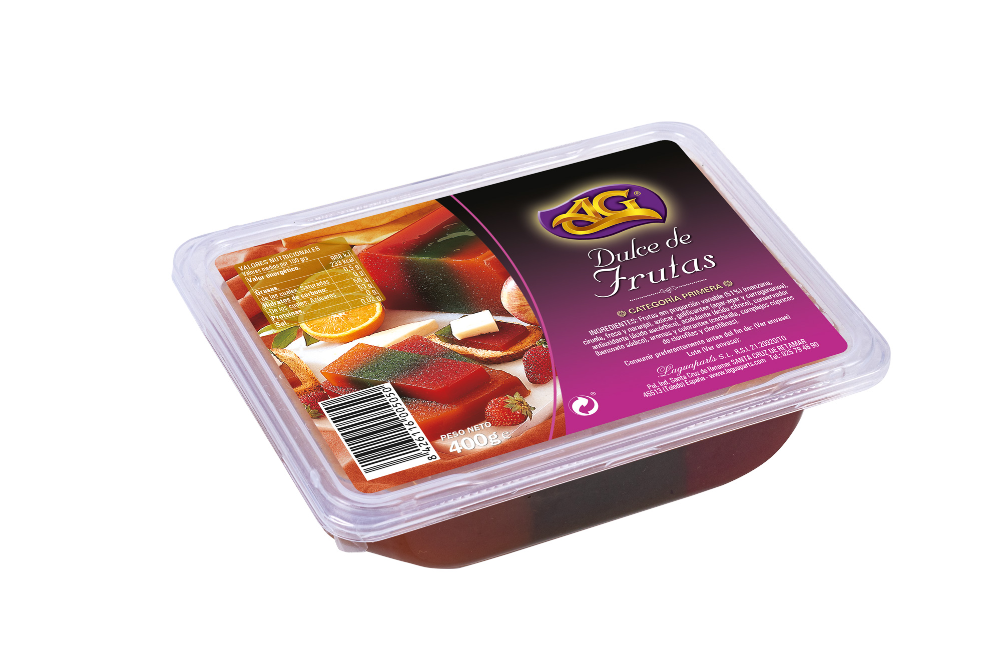 MEMBRILLO TRICOLOR 400 GR.