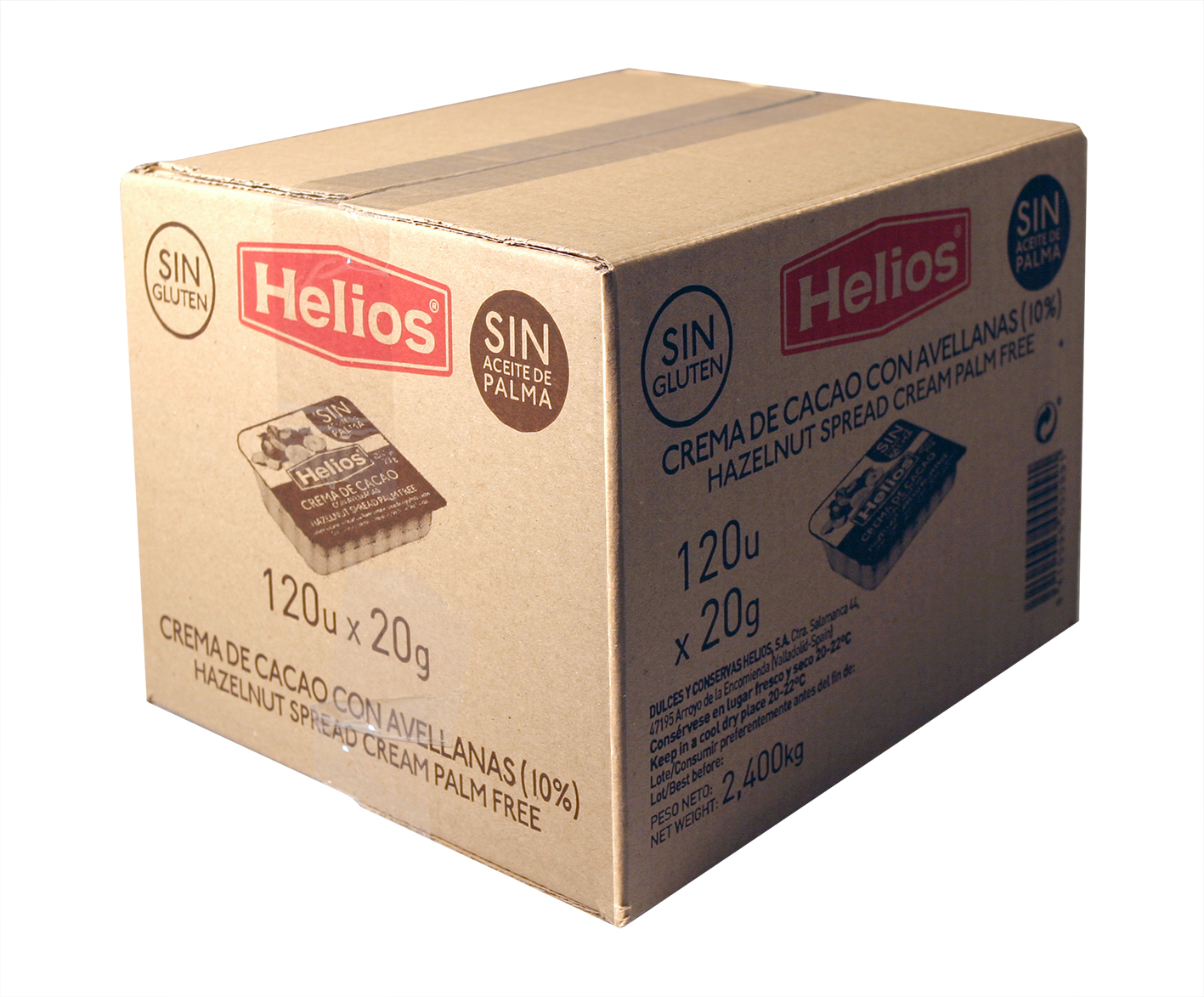 CREMA CHOCOLATE 120U 20GR HELIOS