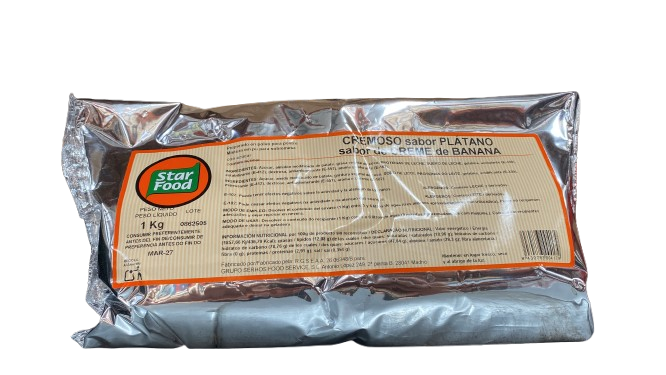 CREMOSO PLATANO 1 KG STAR FOOD