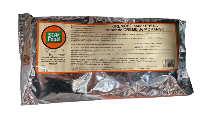 CREMOSO FRESA 1 KG STAR FOOD