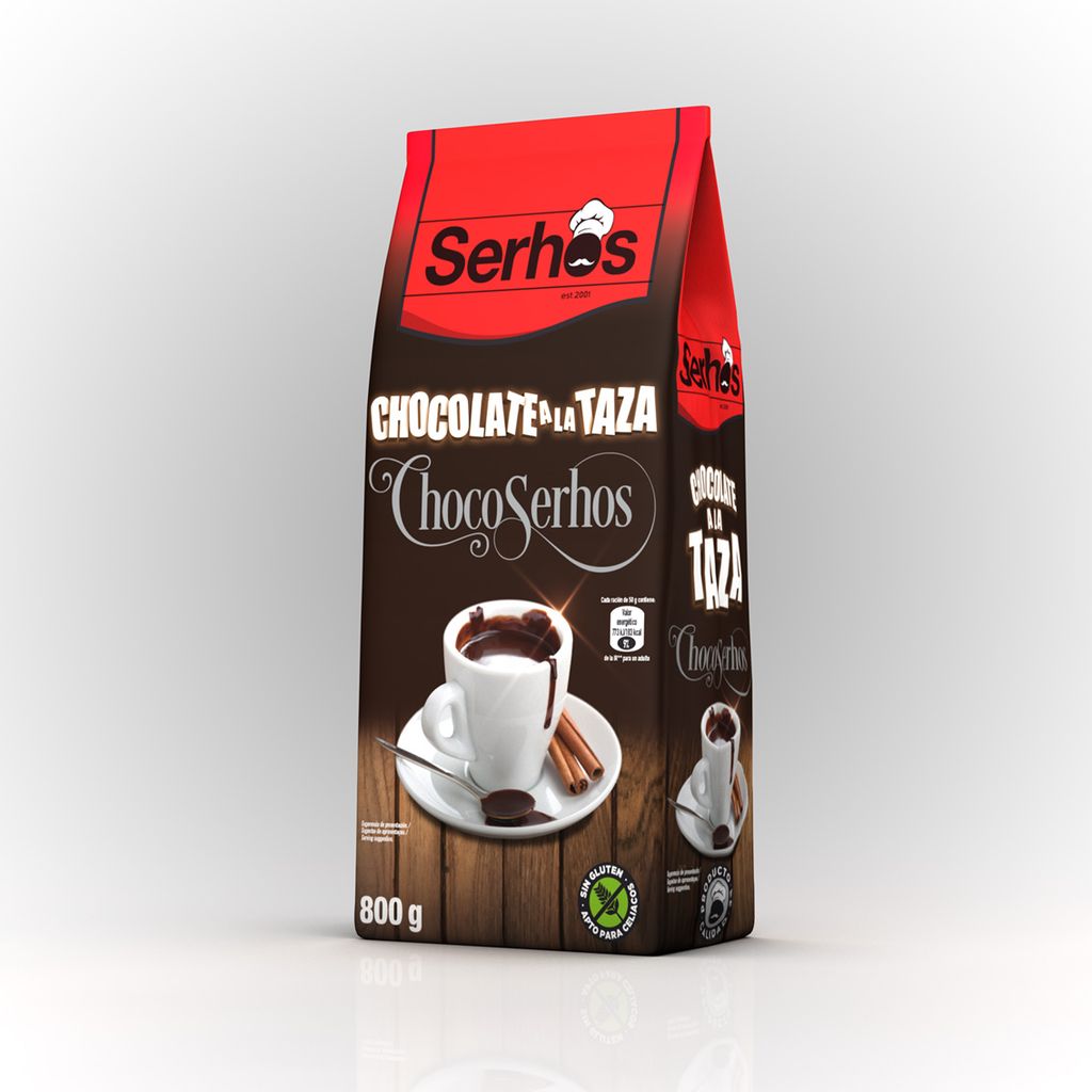 CHOCOLATE A LA TAZA 800 GR CHOCOSERHOS