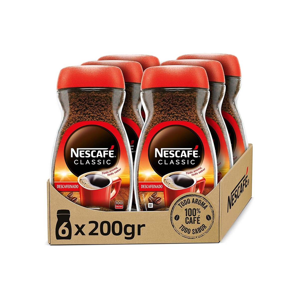 CAFE DESCAFEINADO BOTE 200 GR NESCAFE