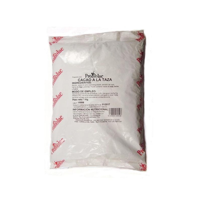 CACAO SOLUBLE 21% DIET 1 KG PROMOLAC