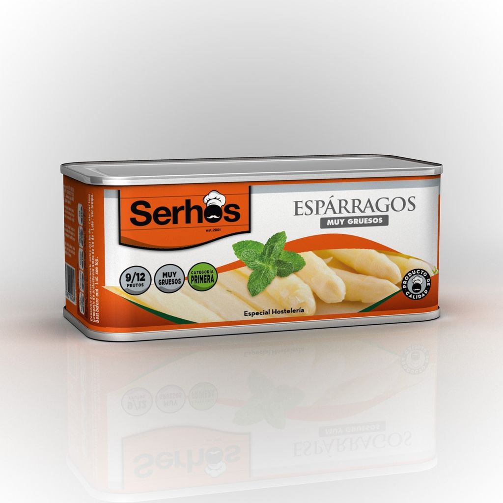 ESPARRAGOS EXTRA 1 KG. 9/12 SERHOS