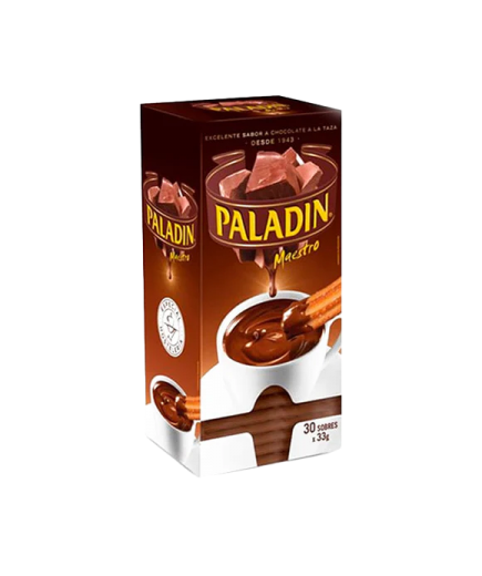 CHOCOLATE A LA TAZA 30 SOBRES X 33 GR PALADIN
