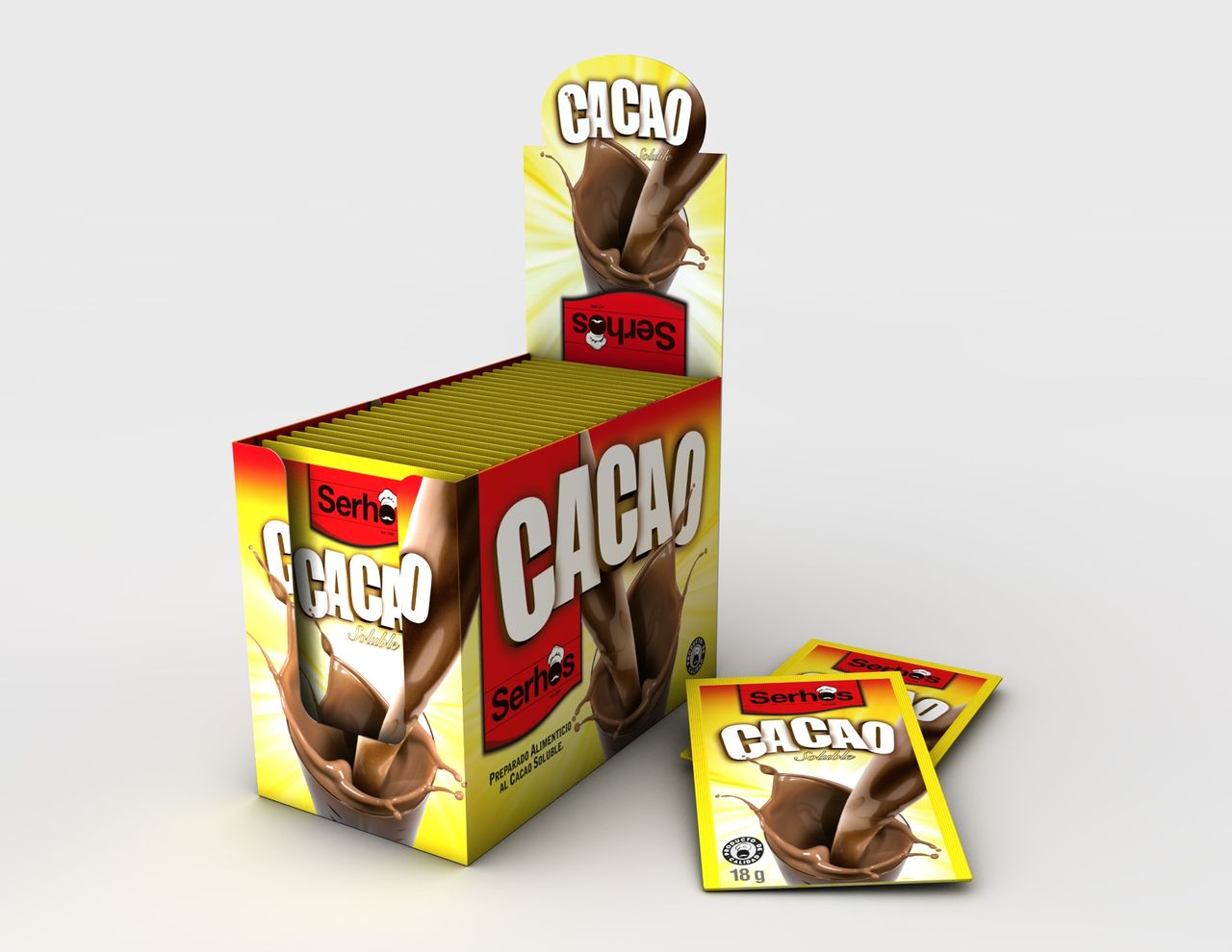 CACAO SOLUBLE 25U 18 GR SERHOSCAO