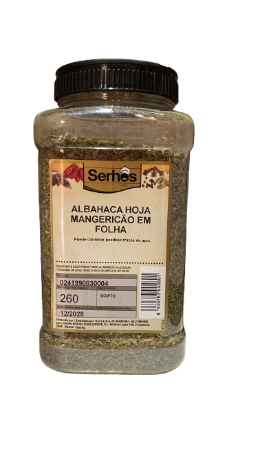 ALBAHACA HOJA 260 GR. SERHOS