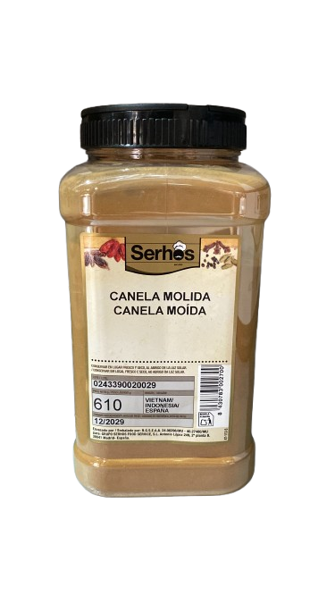 CANELA MOLIDA 610 GR. SERHOS