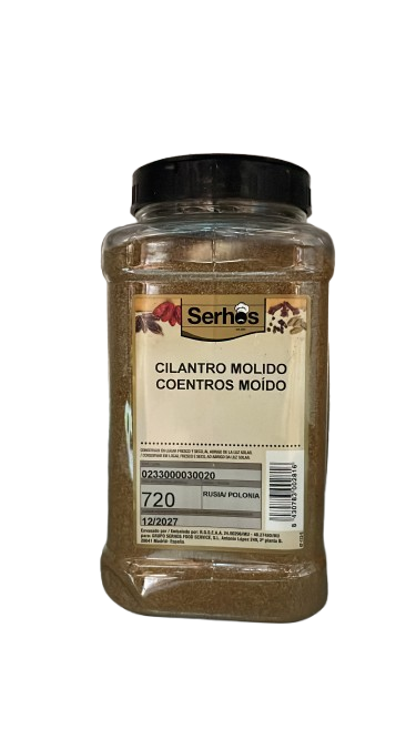 CILANTRO MOLIDO 720 GR. SERHOS