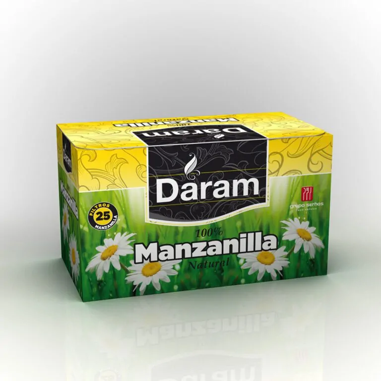 INFUSIONES MANZANILLA 100 SOBRES DARAM
