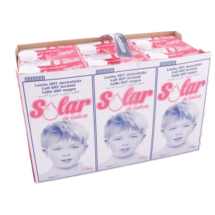 LECHE BRICK DESNATADA 1 L (CAJA 6 UNID)