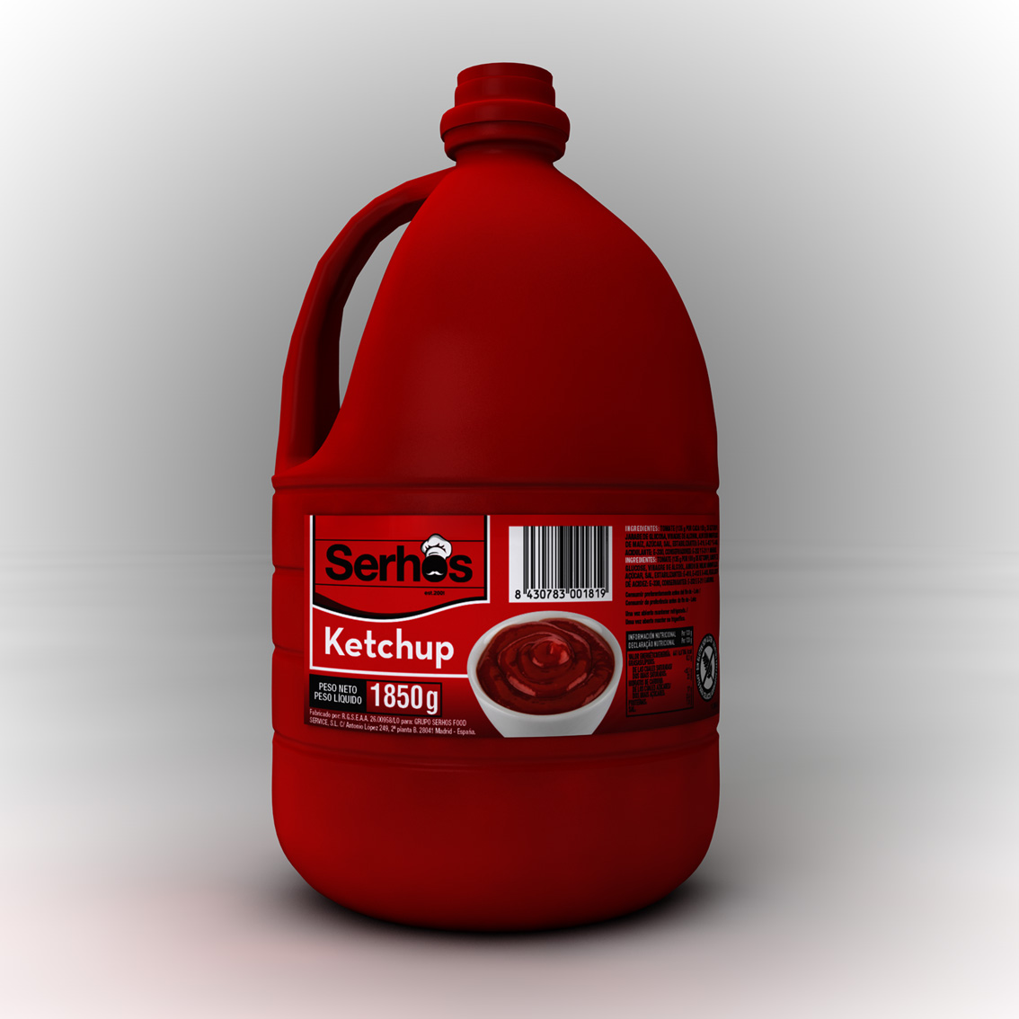 KETCHUP 2 KG SERHOS