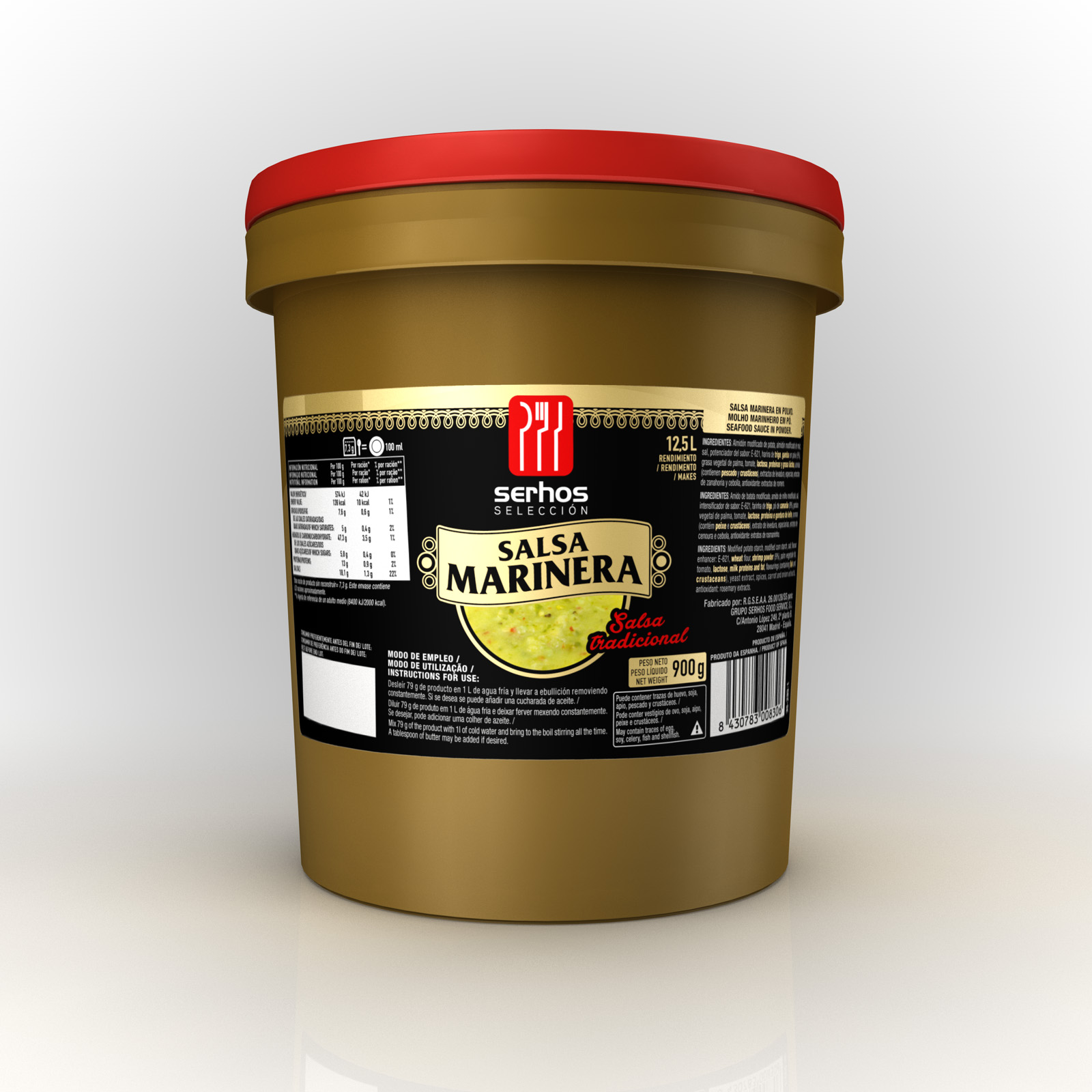 SALSA MARINERA 1 KG SERHOS SELECCION