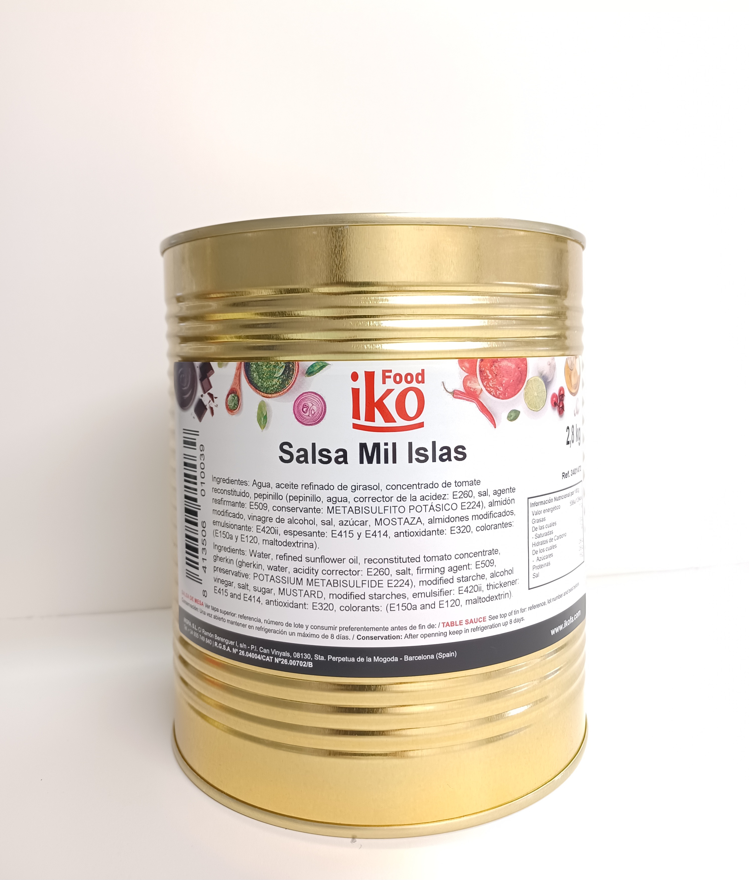 SALSA MIL ISLAS 2.8 KG IKO