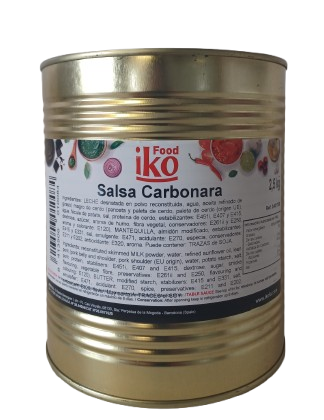 SALSA CARBONARA LATA 2.5 KG IKO