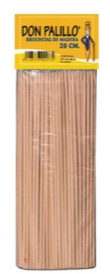 PALILLOS BROCHETAS 20 CM (1.000 UNID)