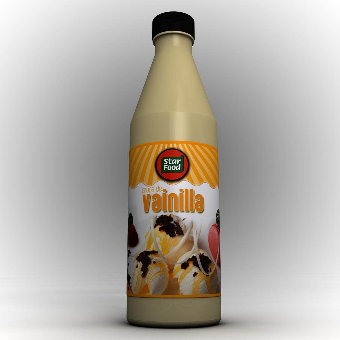 SIROPE VAINILLA 1,2 KG STAR FOOD