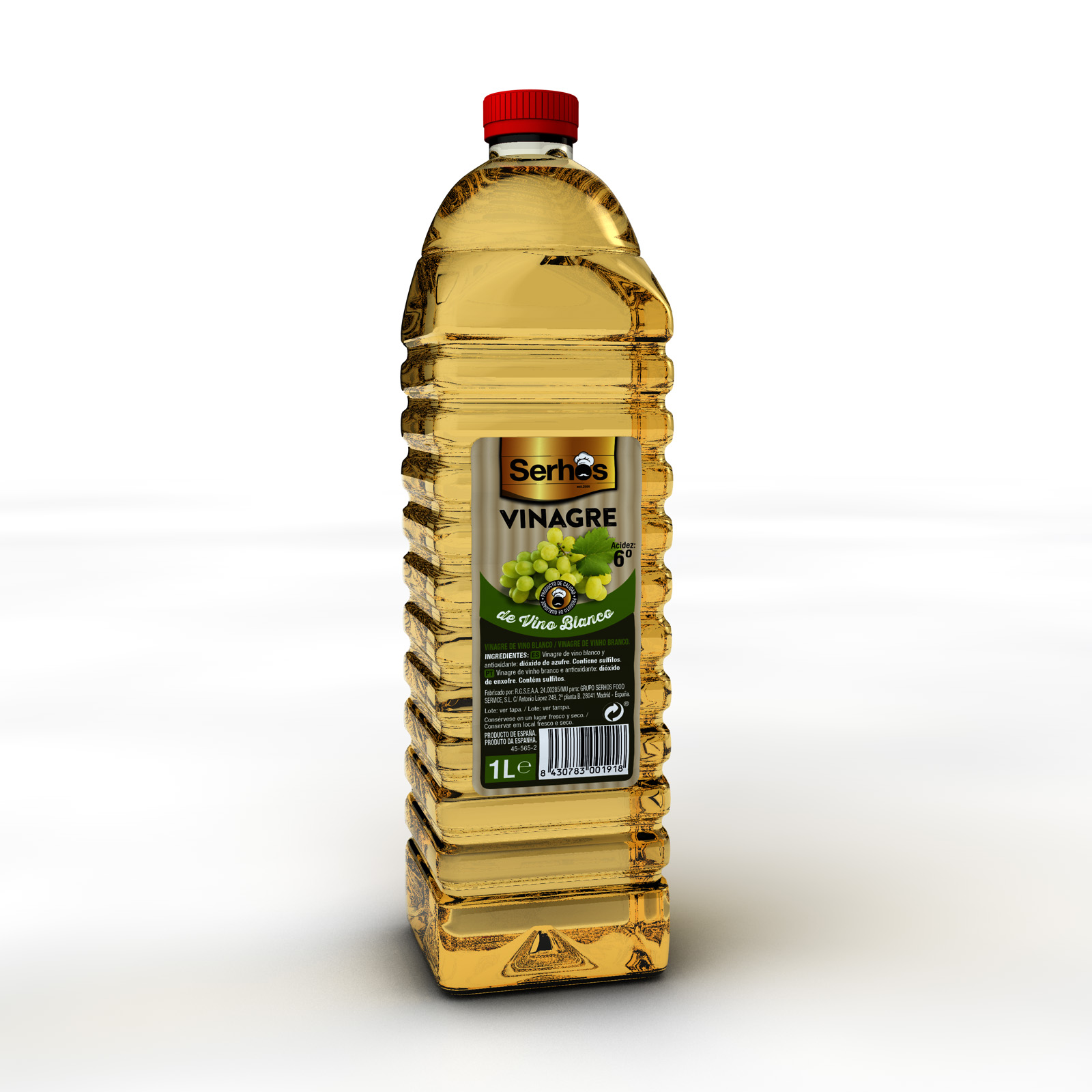 VINAGRE BLANCO 1 L. SERHOS