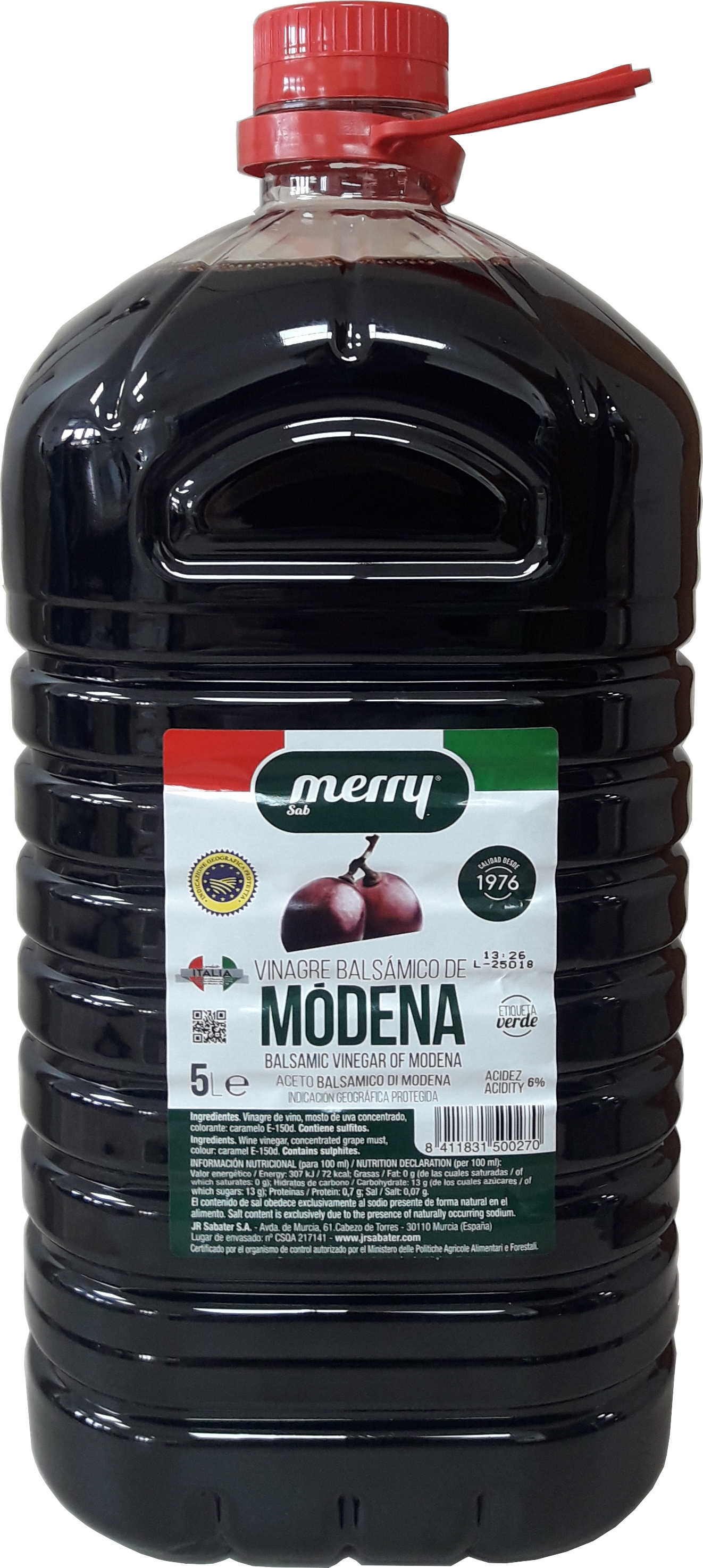 VINAGRE DE MODENA 5 LITROS