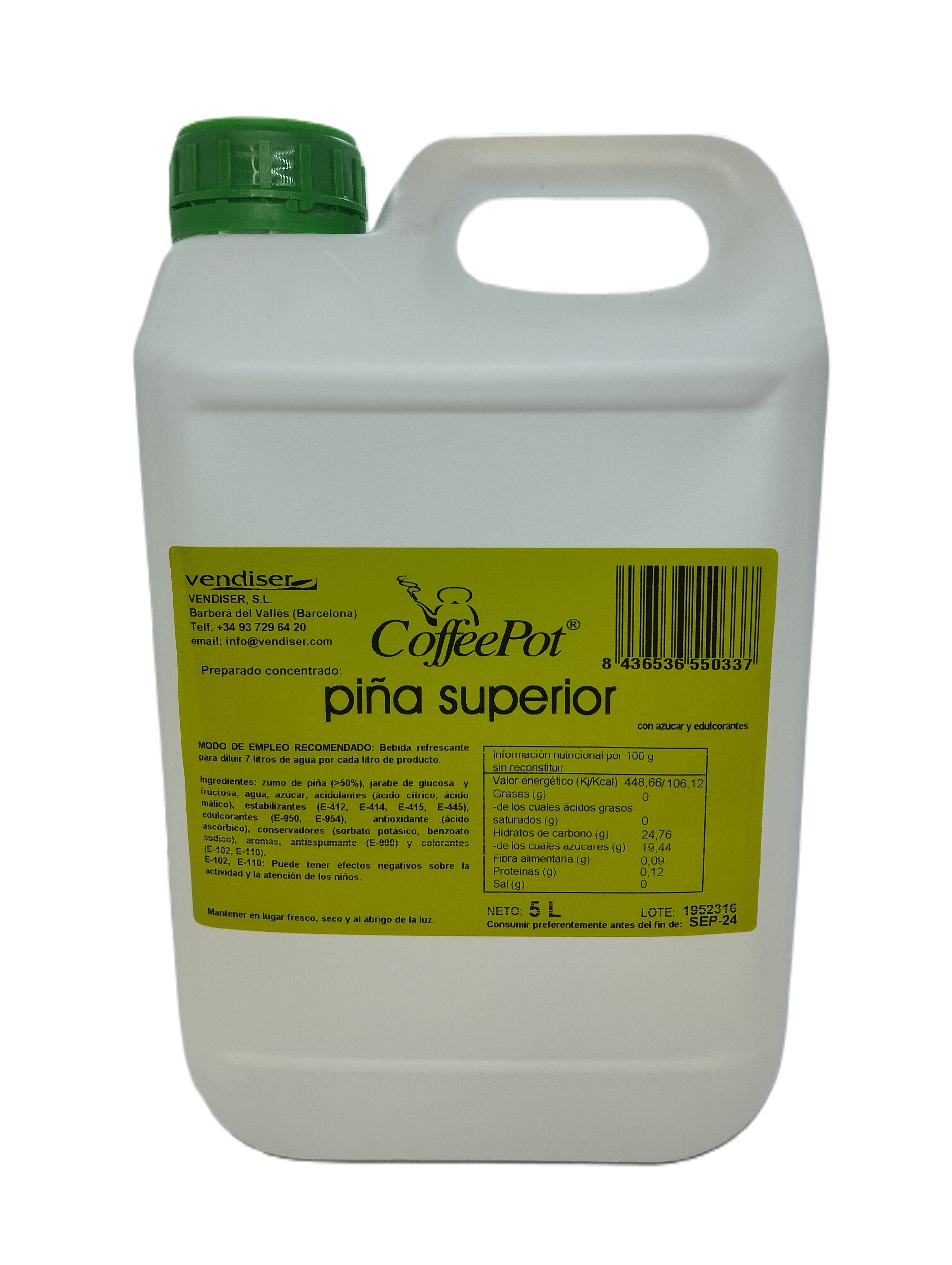 ZUMO CONC. SUPERIOR PIÑA  5L