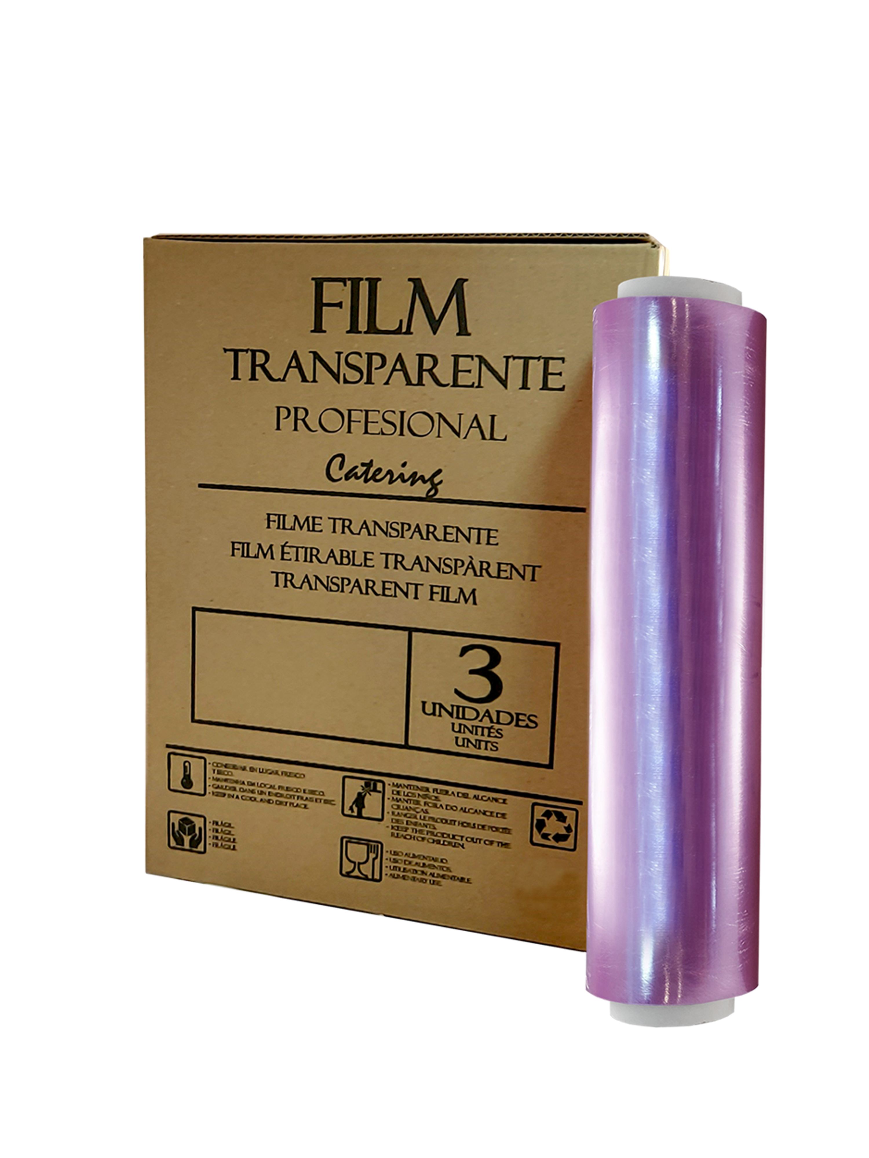BOBINA FILM  PVC 30 X 300 (SIN ESTUCHE)