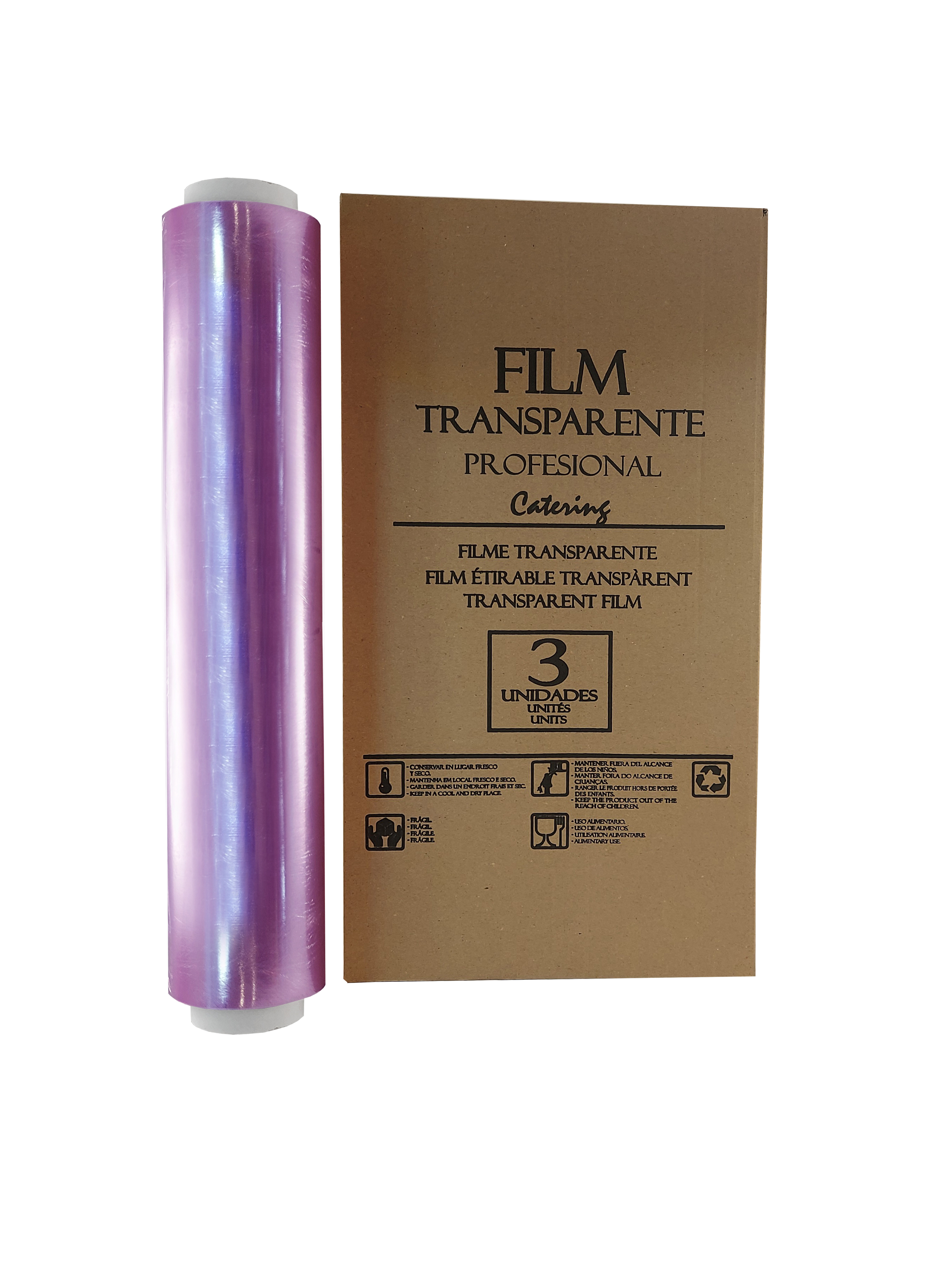 BOBINA FILM PVC 45 X 300 (SIN ESTUCHE)