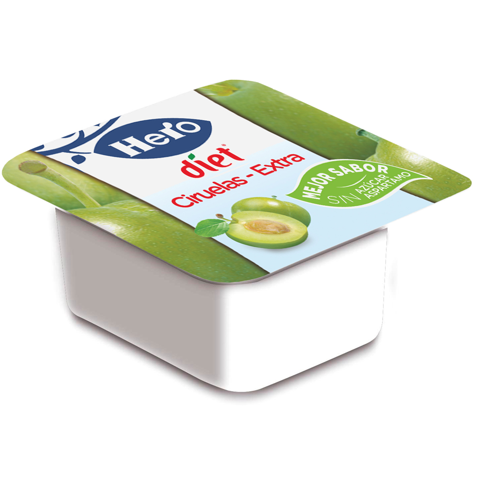 CONFITURA CIRUELA (72U) 25 GR HERO