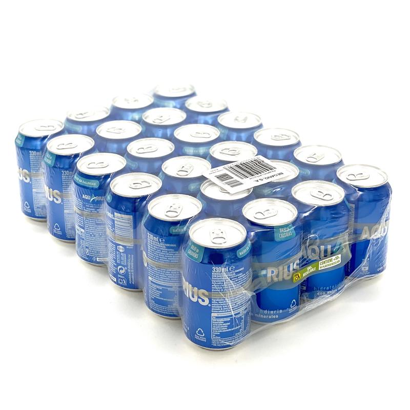 AQUARIUS LIMON 33 CL. LATA (PACK 24 UNID