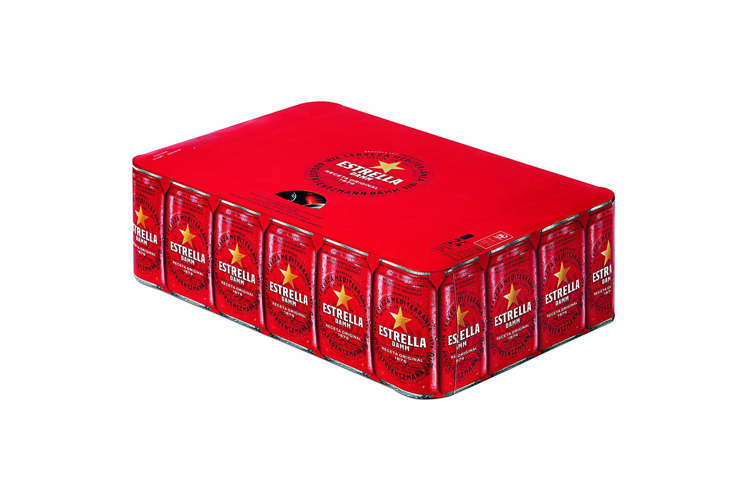 CERVEZA LATA 33 CL (24 UNID) ESTRELLA DAMM