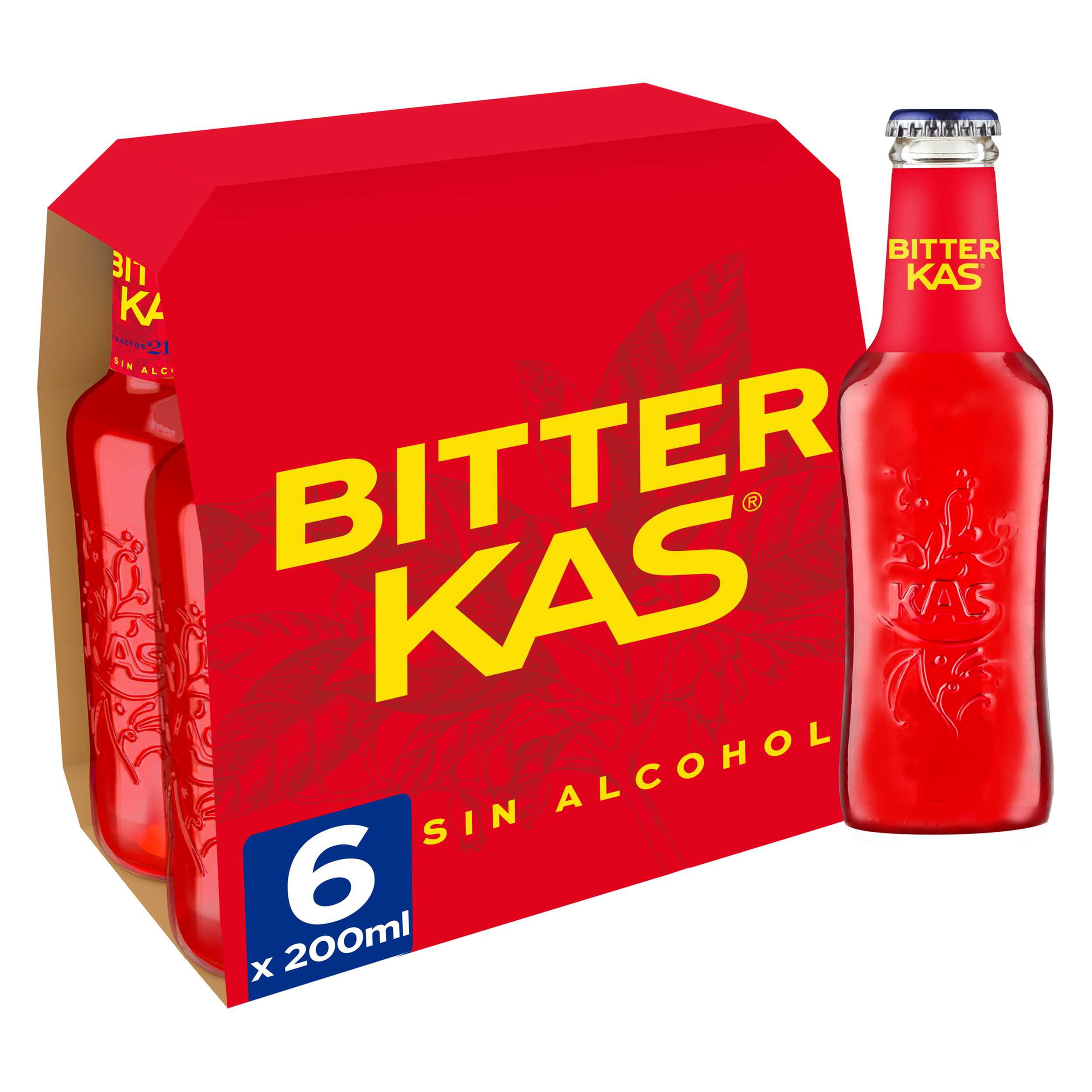 BITTER KAS 20 CL (BOTELLIN) 24 UNIDADES