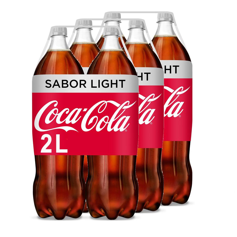 COCA COLA 2 L. LIGHT (PACK 6 UNID)