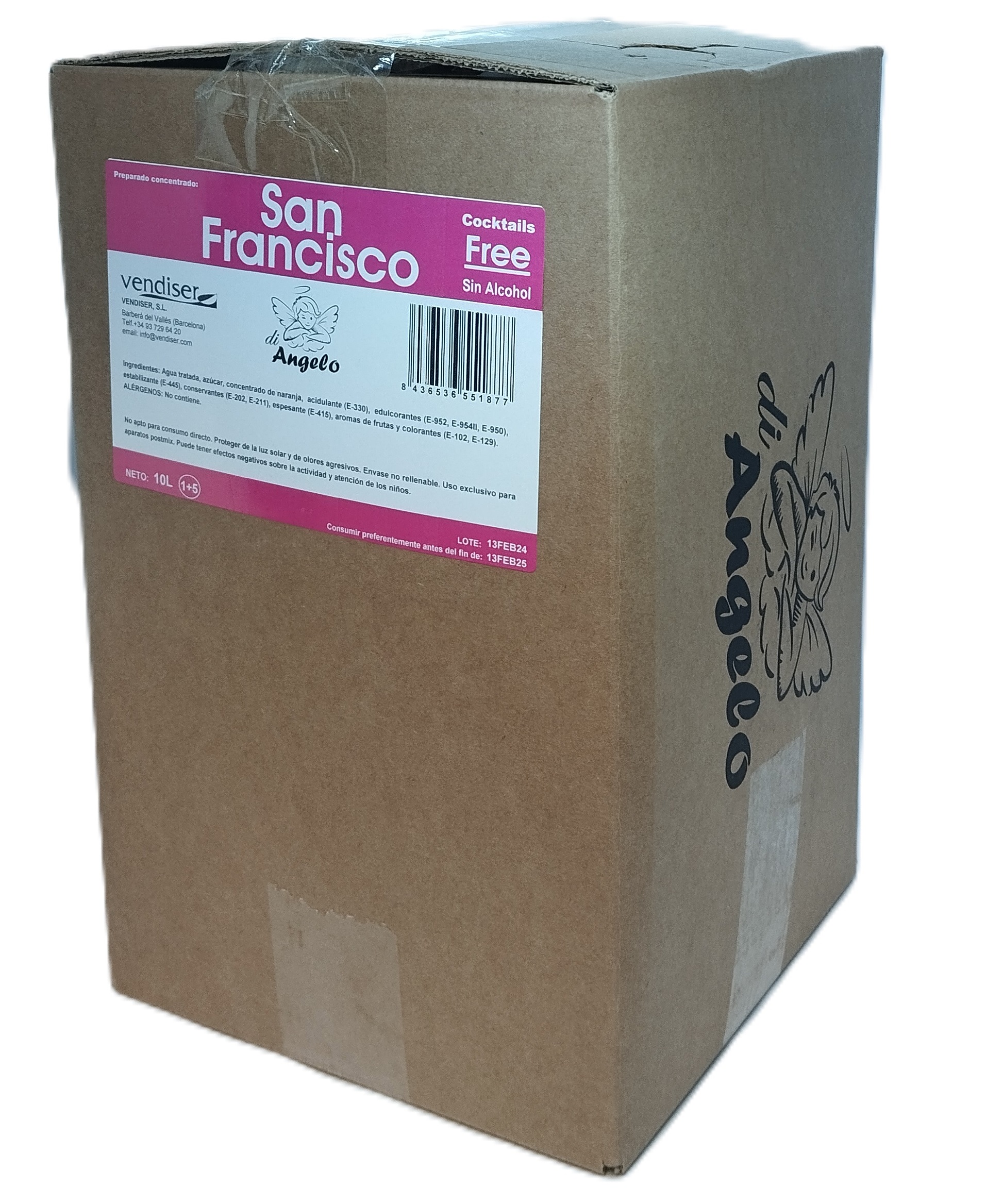 COCKTAIL SAN FRANCISCO (S/ALC) BIB 10 L